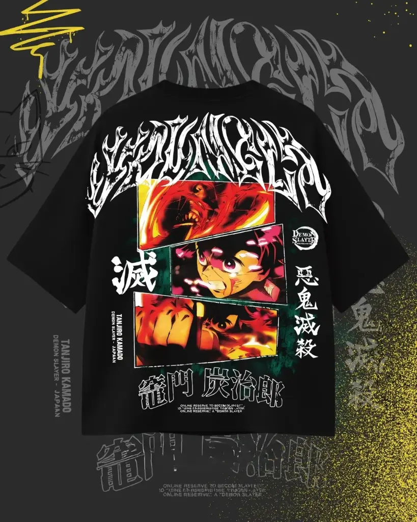 Camisa de YLA X Demon Slayer (OVERISIZE) ​