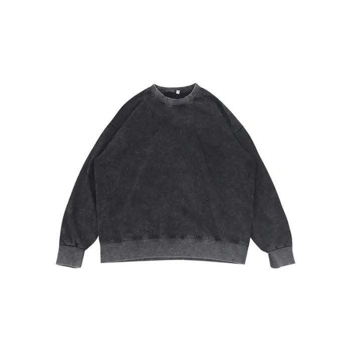 Sudadera cuello redondo Washed