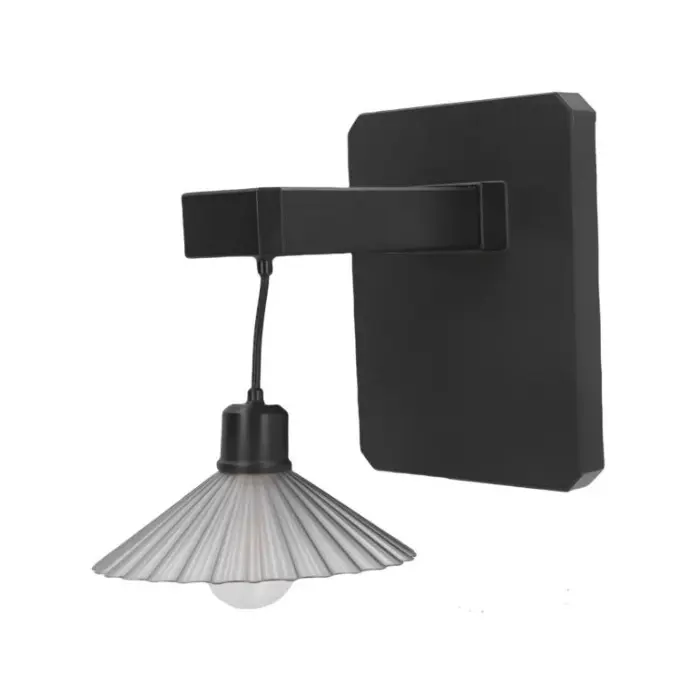 LAMPARA SOLAR NEGRA