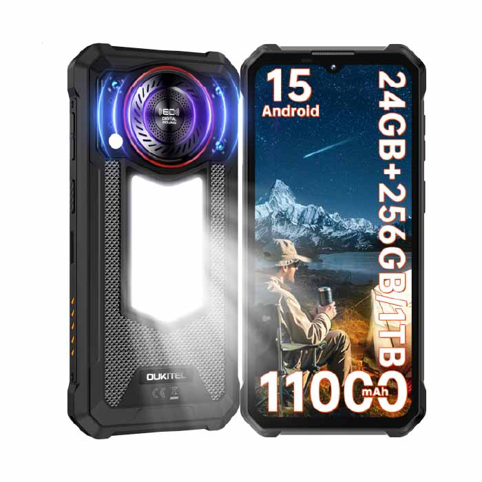 Celular OUKITEL WP53 PRO, 256GB - 24GB RAM Negro