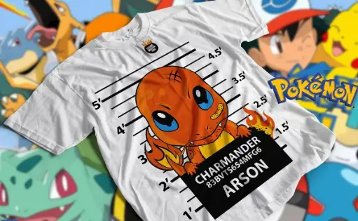 Camisa de Charmander (POKÉMON GO)