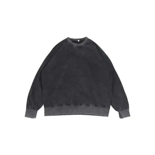 Sudadera cuello redondo Washed