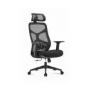 Silla de escritorio para oficina Marvo Negra CH-202
