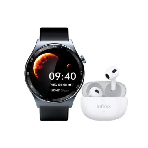 Combo SmartWatch INFINIX WATCH 3WE + Audífonos Inalámbricos INFINIX XE33