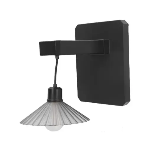 LAMPARA SOLAR NEGRA