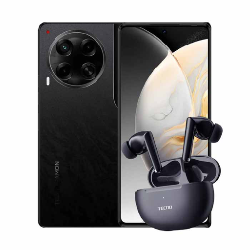 Celular TECNO CAMON 3O, 256GB - 16GB RAM + Audífonos Inalámbricos TECNO BUDS 3 