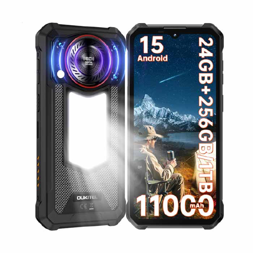 Celular OUKITEL WP53 PRO, 256GB - 24GB RAM Negro