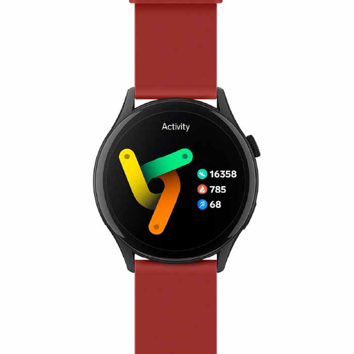 SmartWatch STEREN Bluetooth* Touch AMOLED, 1.4”, 22 mm Rojo