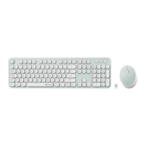 [STRN000109] TECLADO Y MOUSE INALAMBRICO RETRO