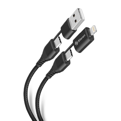 [STRN000241] CABLE USB-A/USB-C A USB-C Y LIGHTNING.