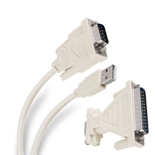 [STRN000249] ADAPTADOR USB A SERIAL DB9 DE 1.8M C/SOFTWARE