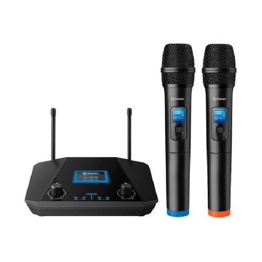 [STRN000251] Sistema profesional con 2 micrófonos inalámbricos UHF